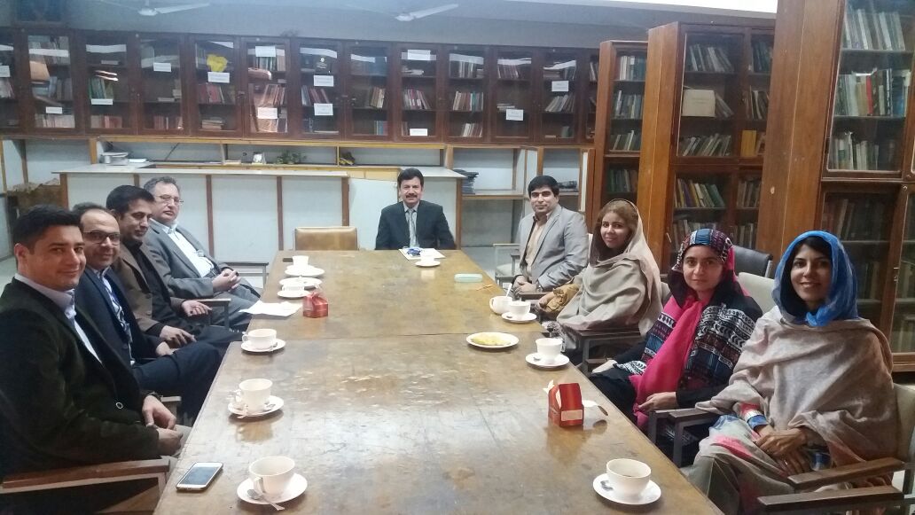 Meeting of the Faculty of Economics Department, University of Peshawar